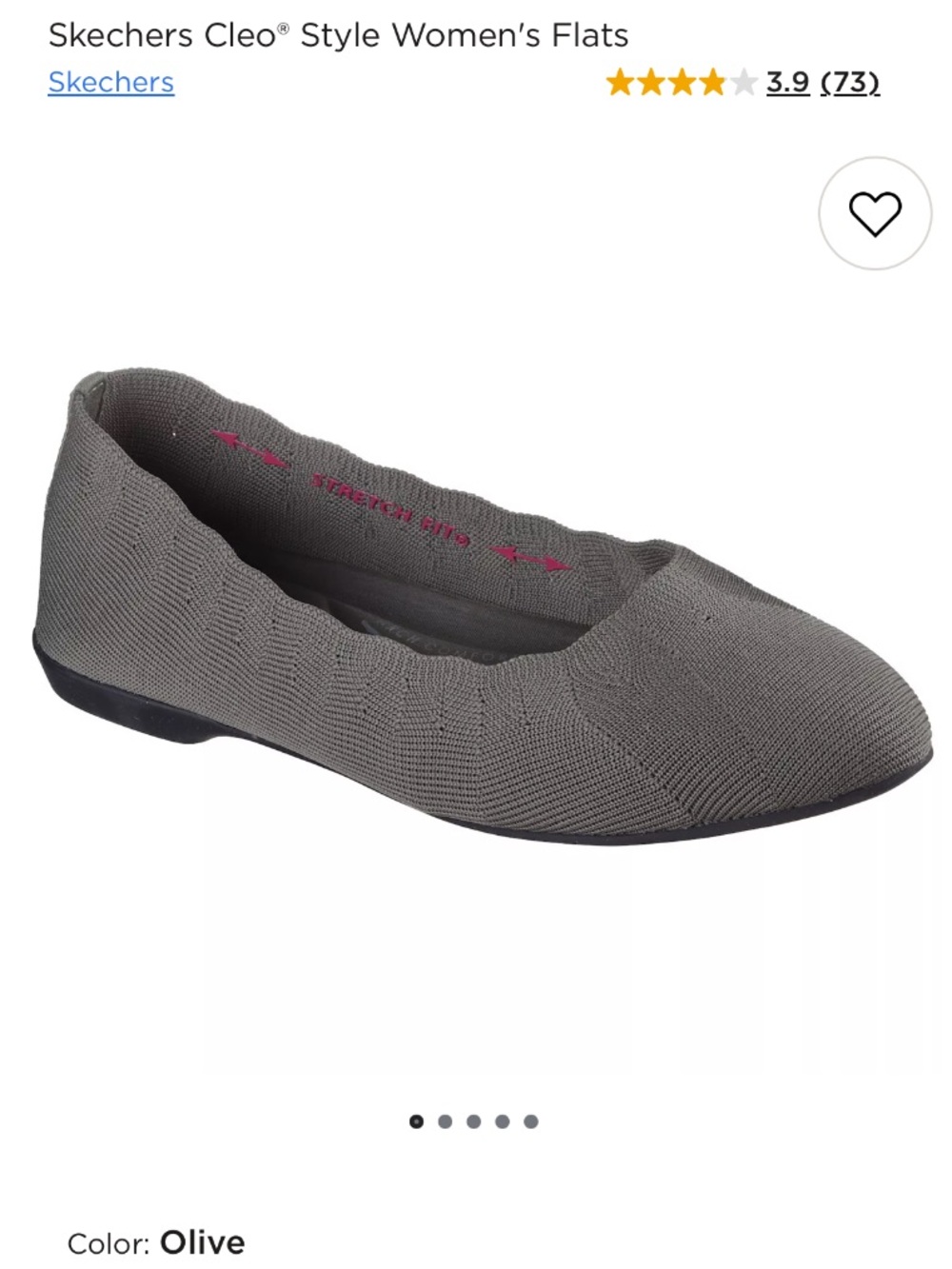 Women's Skechers Cleo Missus Flat size 8